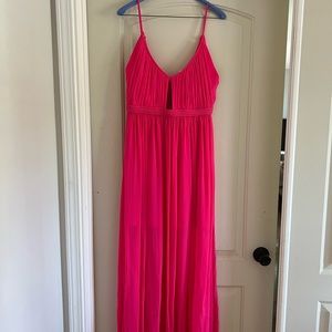 Alice & Olivia Tamar Cutout Pleated Dress